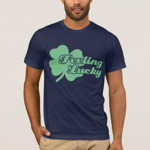 T-shirt Shamrock irlandais chanceux se sentant