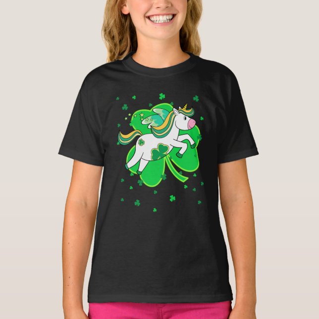 T-shirt Shamrock irlandais de l'Jour de l'Saint Patrick Un (Devant)