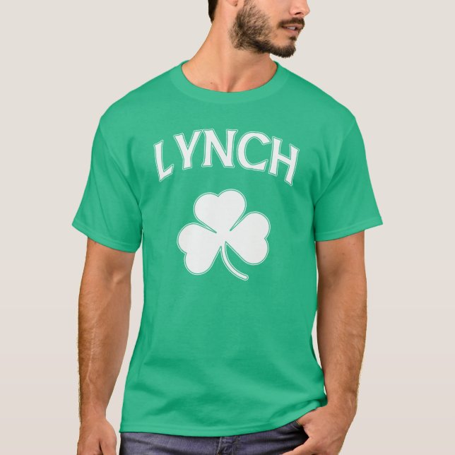 T-shirt Shamrock irlandais d'héritage de Lynch (Devant)