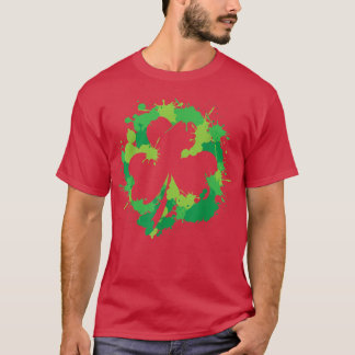T-shirt Shamrock irlandais Green Clover St Patrick's Day G