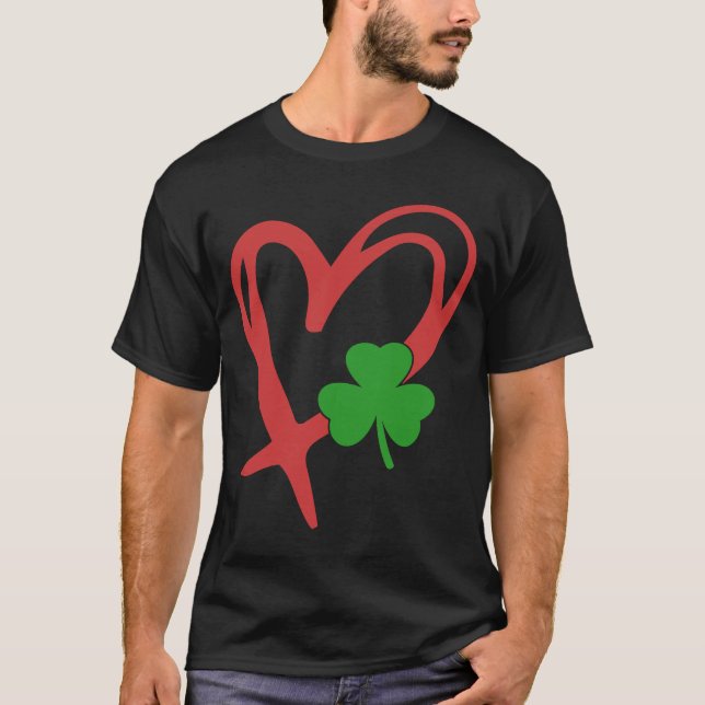 T-shirt Shamrock irlandais Jour de la Saint Patrick de coe (Devant)