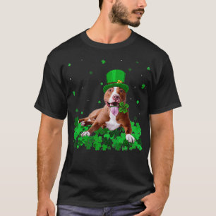 T-shirt Shamrock irlandais Jour de la Saint Patrick Pitbul