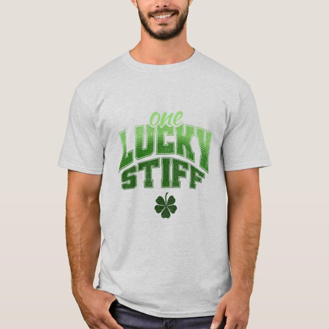 T-shirt Shamrock irlandais Punny Jour de la Saint  (Devant)