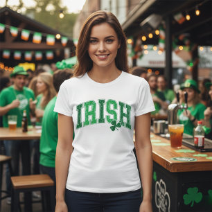 T-shirt Shamrock irlandais Retro St Patrick's Day