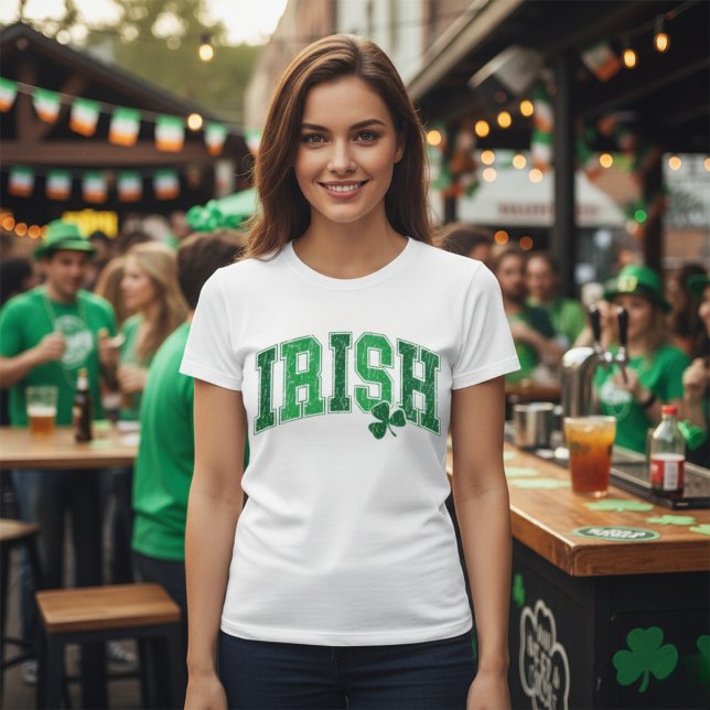 T-shirt Shamrock irlandais Retro St Patrick's Day (Irish Shamrock Retro St Patrick's Day T-Shirt)