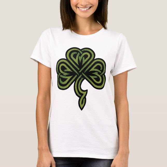 T-shirt Shamrock irlandaise (Devant)