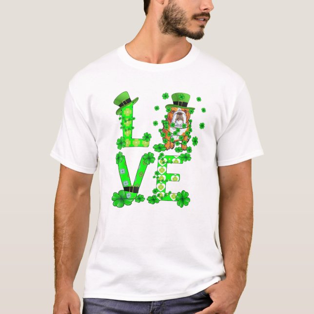 T-shirt Shamrock Jour de la Saint Patrick Dabbing (Devant)