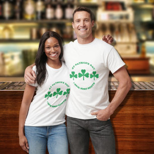 T-shirt Shamrock Jour de la Saint Patrick Green Roots