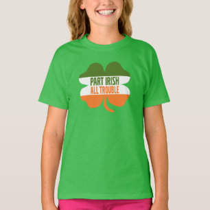 T-shirt shamrock Jour de la Saint Patrick - Partie irlanda