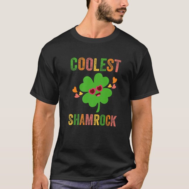 T-shirt Shamrock le plus froid dans le champ drôle St. Pat (Devant)
