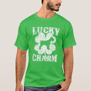 T-shirt Shamrock Lucky Charm Giant Schnauzer Chien St Patr