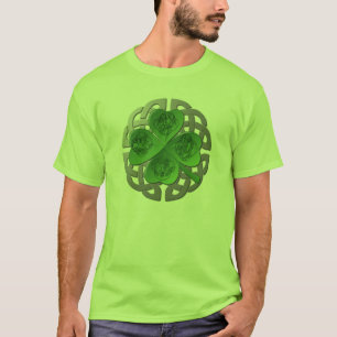 T-shirt Shamrock - noeud celtique - 4 évangélistes