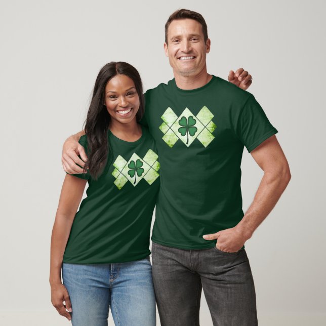 T-shirt Shamrock Pattern St Patrick’s Day Shirt – camiseta (Unisexe)