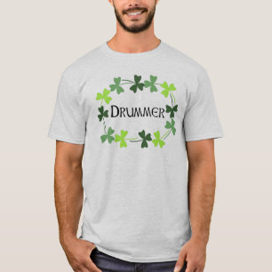 T-shirt Shamrock tambour Oval