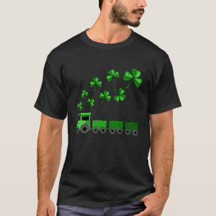T-shirt Shamrock Train Jour de la Saint Patrick Lucky Iris