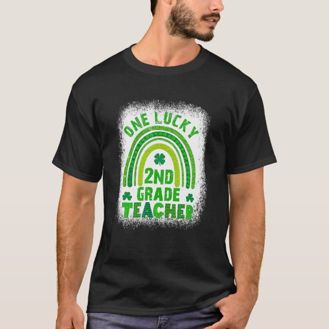 T-shirt Shamrock Un Professeur Lucky Jour de la Saint Patr (Devant)