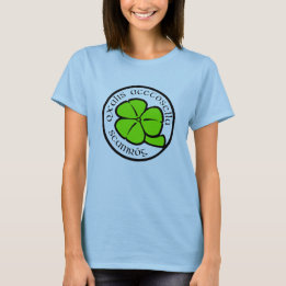T-shirt Shamrock vert Saint Patrick's Day Floral Art