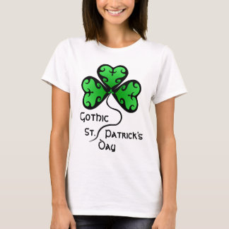 T-shirt Shamrock victorien vert à la mode