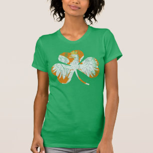 T-shirt Shamrock vintage d'héritage d'Eagle de polonais