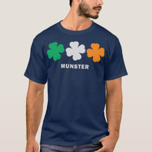 T-shirt Shamrock Vintage rétro du drapeau de l'Irlande Mun