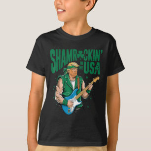T-shirt Shamrockin Aux Etats-Unis, Drôle St patrick Trump