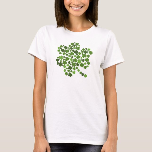 T-shirt Shamrocks dans un shamrock (Devant)
