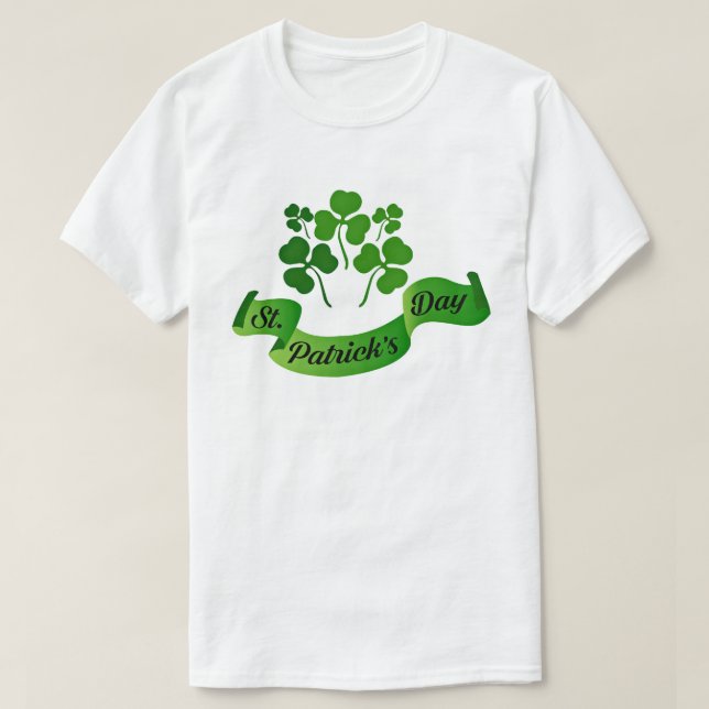 T-shirt Shamrocks de la Saint Patrick (Design devant)