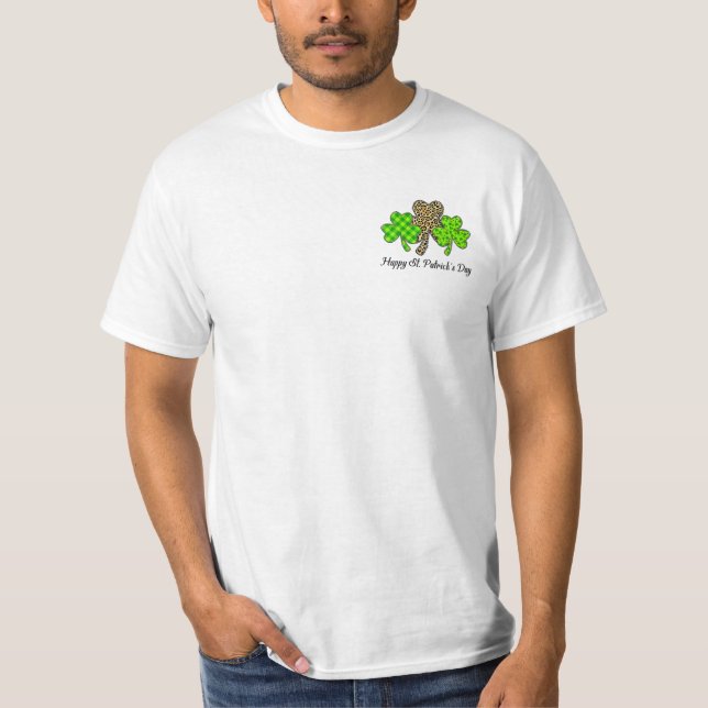 T-shirt Shamrocks de la Saint-Patrick (Devant)