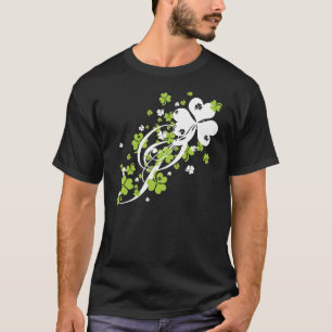 T-shirt Shamrocks et tourbillons