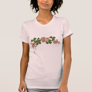 T-shirt Shamrocks & Fleurs Jour Vintage de la Saint Patric