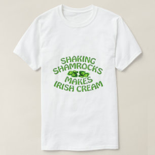 T-shirt Shamrocks secouer Avertissement St. Patricks Day H
