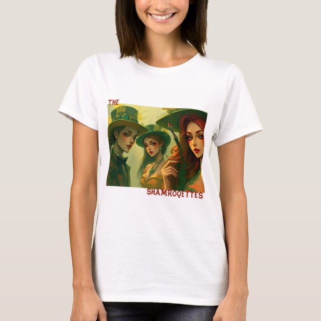 T-shirt Shamroqettes Cyber-Chic Tee (Devant)