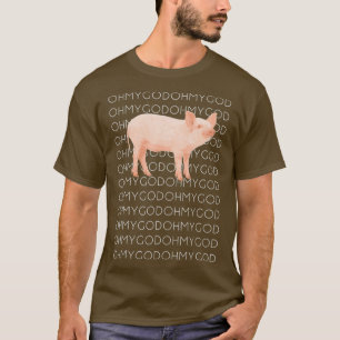 T-shirt Shane Dawson Oh My God Pig