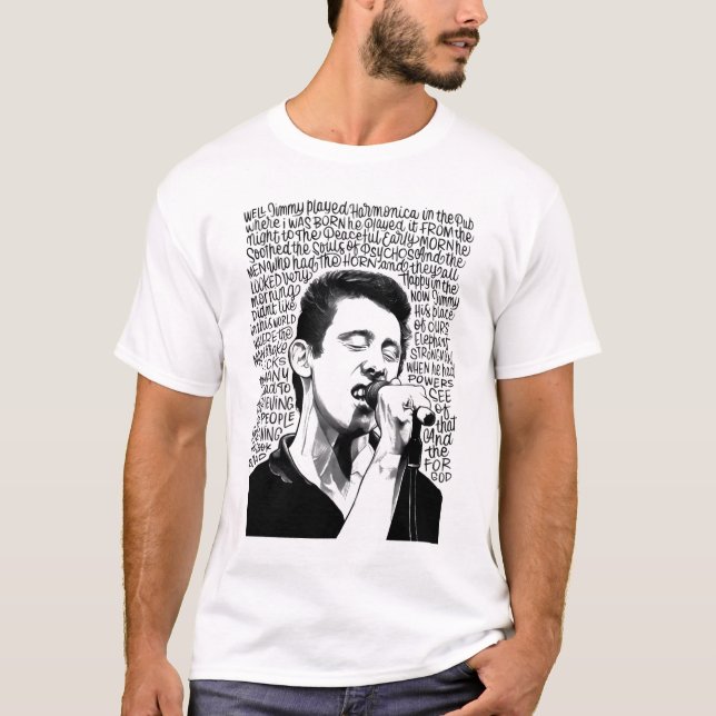 T-shirt Shane Macgowan (Devant)
