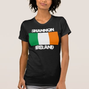 T-shirt Shannon, Irlande avec le drapeau irlandais