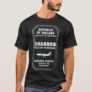 T-shirt Shannon Irlande Passeport Vacances Voyage