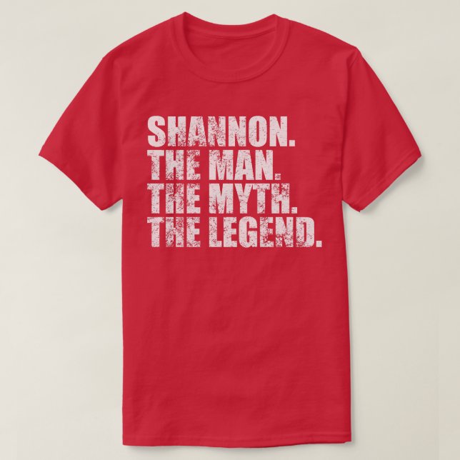 T-shirt Shannon Shannon Nom de famille Shannon Nom de fami (Design devant)