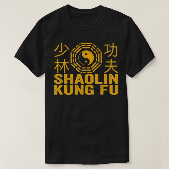 T-shirt Shaolin Kung Fu Arts martiaux Kung Fu  (Design devant)