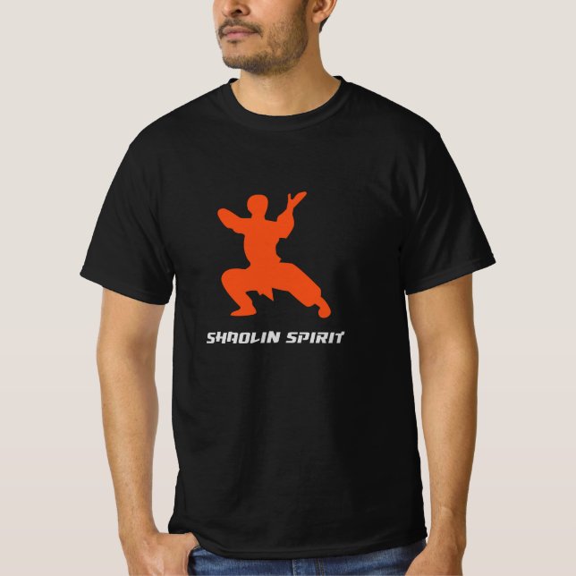 T-shirt Shaolin Spirit Kung Fu Warrior (Devant)