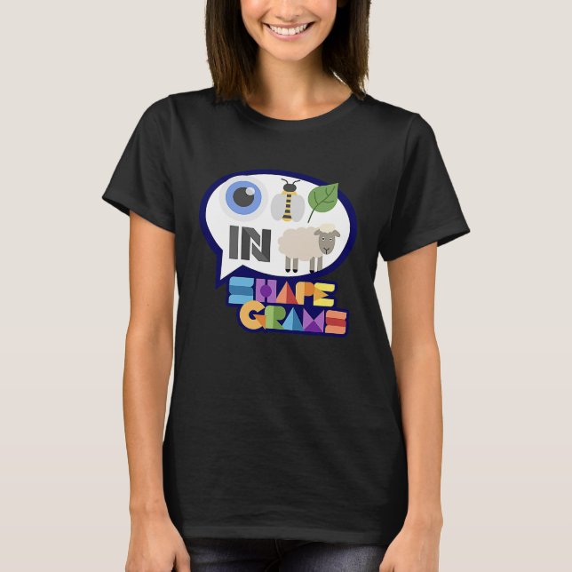 T-shirt Shapegrammes Feuille d'abeille dans l'oeil (Devant)