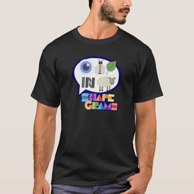 T-shirt Shapegrams Eye Bee Leaf In Ewe (Devant)