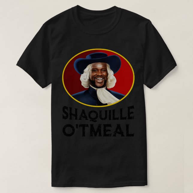T-shirt Shaquille Chemise de tourteau d'avoine Funny Shaqu (Design devant)