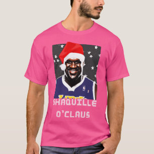 T-shirt Shaquille O'Claus. Funny Shaquille O'Neal Pour Ch