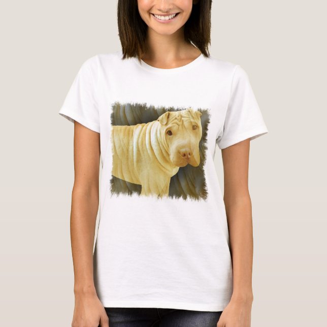 T-shirt Shar Pei Long Sleeve Shirt (Devant)