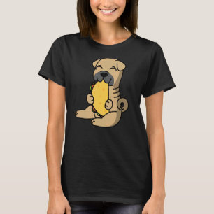 T-shirt Shar Pei Mange Un Chien Taco