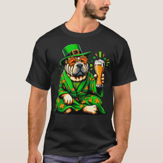 T-shirt Shar Pei Patricks tenue de jour pour chien de gard