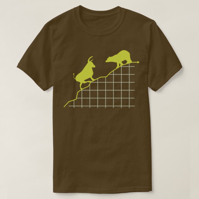 T-shirt SHARES taureau et ours (Design devant)