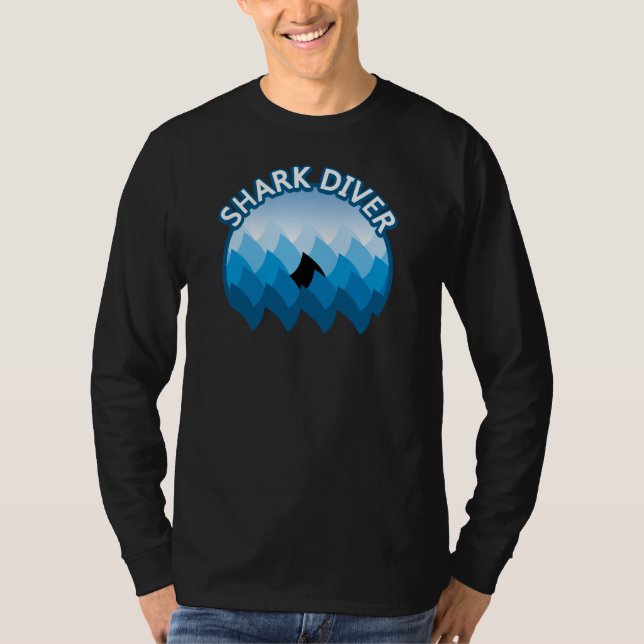 T-shirt Shark Diver (Devant)