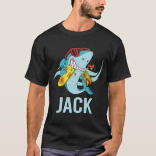 T-shirt Shark drôle - Nom Jack