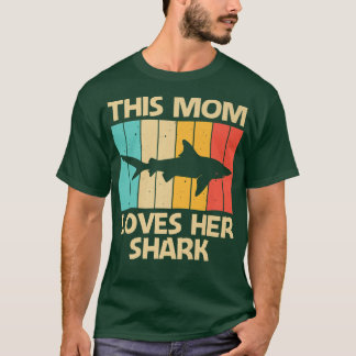 T-shirt Shark Drôle pour maman maman Hammerhead Tiger Shar